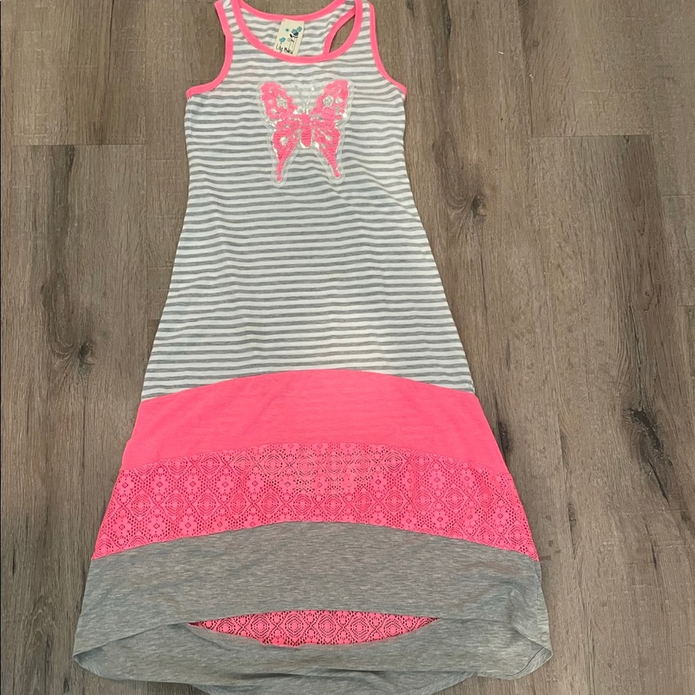 Girls butterfly dress